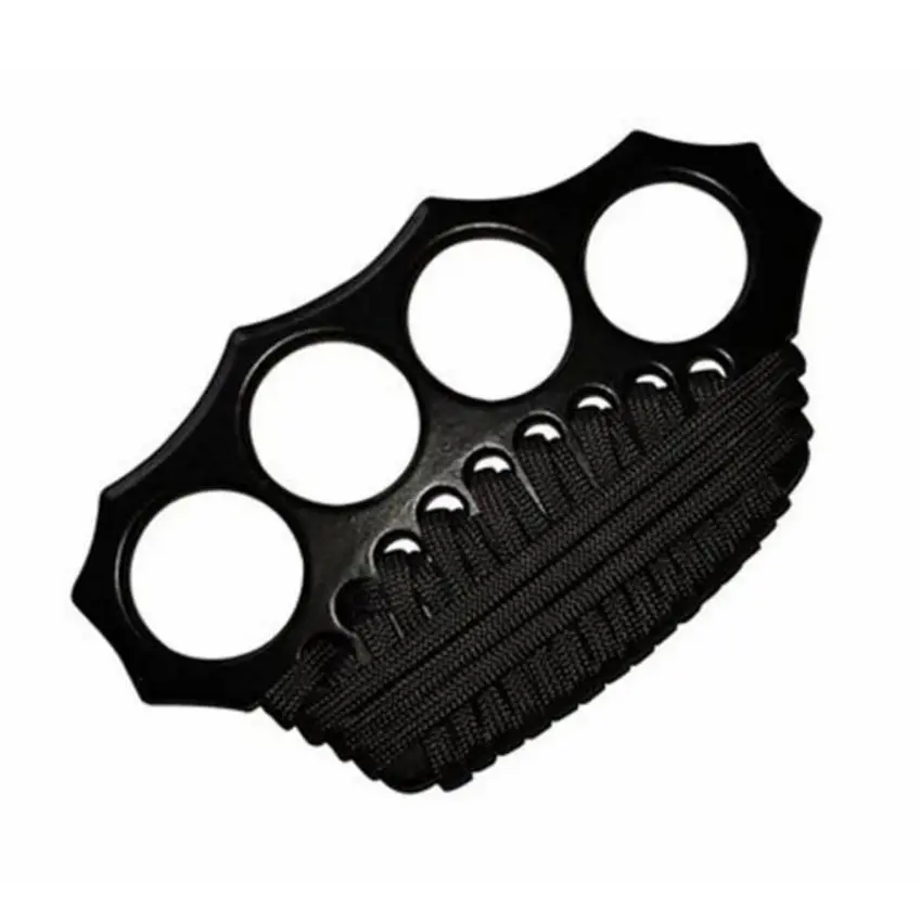 Manopla Acero Defensa Persona + Cuerda Paracord 1