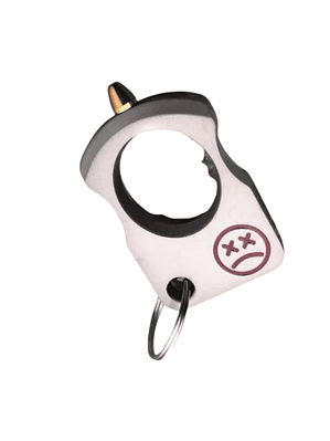 Llavero Seguridad Dedo Rompe Vidrio Mini Manopla 