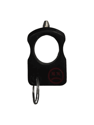 Llavero Seguridad Dedo Rompe Vidrio Mini Manopla 