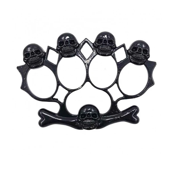 Manopla Aluminio Defensa Personal Diseño Calaveras 1