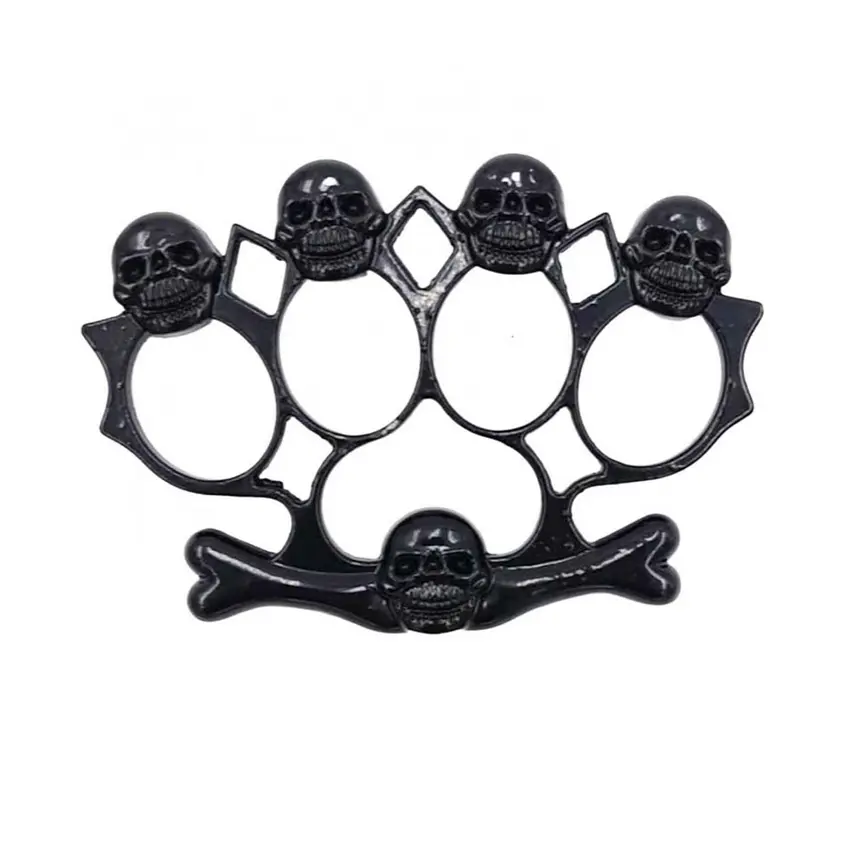 Manopla Aluminio Defensa Personal Diseño Calaveras 1