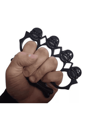 Manopla Aluminio Defensa Personal Diseño Calaveras