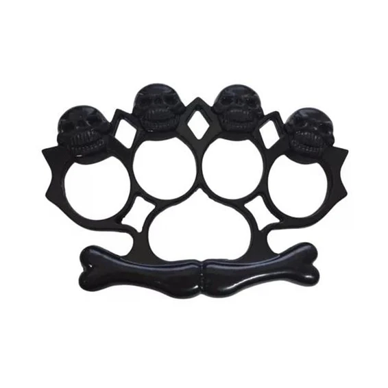 Manopla Aluminio Defensa Personal Diseño Calaveras 3