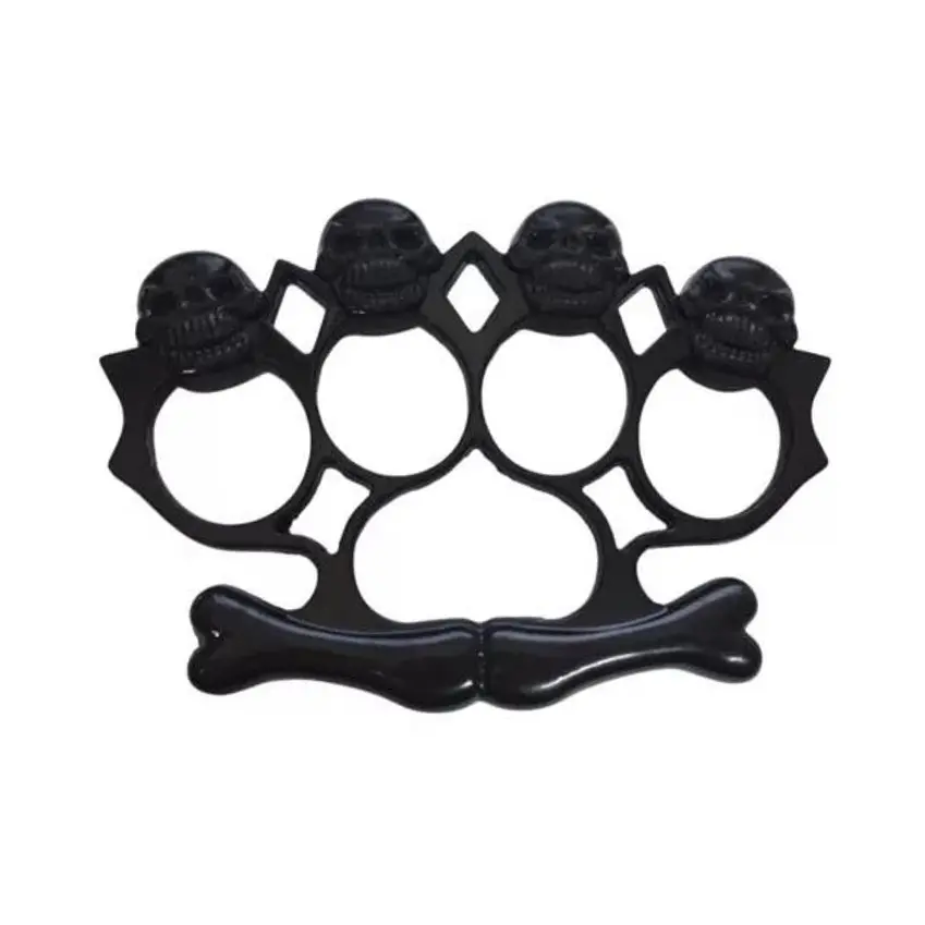 Manopla Aluminio Defensa Personal Diseño Calaveras 3