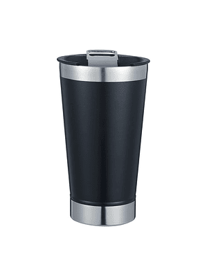 VASO CON TAPA ABRIDOR DE BOTELLAS