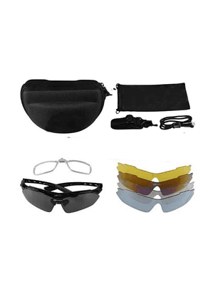 LENTES TACTICOS 5 MICAS SHIELD