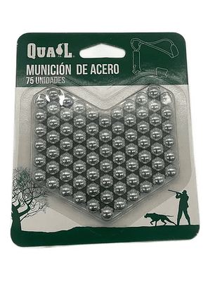 Municiones Honda Resortera 9 mm Balines Acero