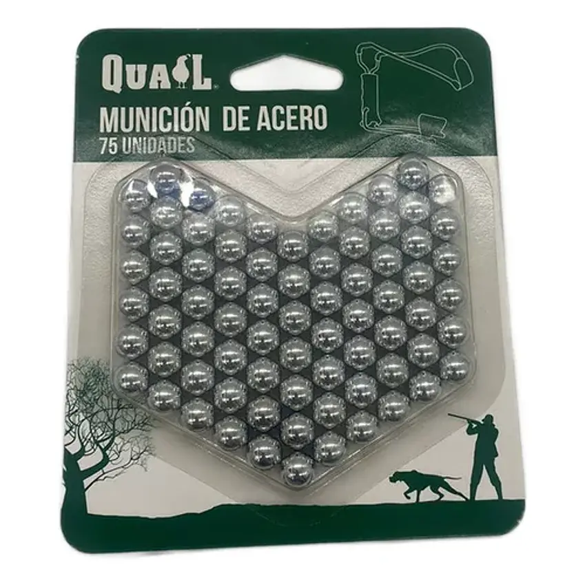 Municiones Honda Resortera 9 mm Balines Acero 1