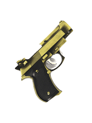 ENCENDEDOR PISTOLA PRIETTO BERETTA METAL 