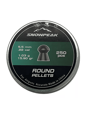 POSTON SNOWPEAK 250 PCS POINTED PELLETS CAL 5.5 MM 