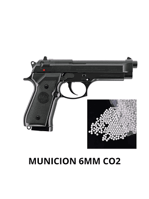 Pistola Beretta M92 FS BLK 6mm CO2 airsoft