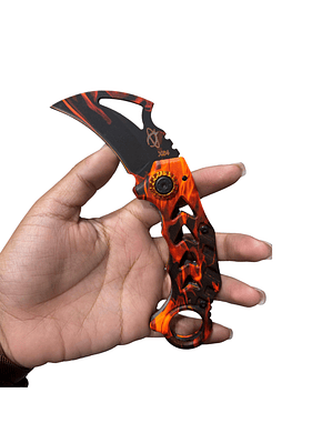 Cuchillo Karambit Jungle Moon Apertura Asistida