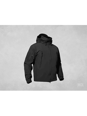 CHAQUETA  SOFTSHELL CON CAPUCHA – IMPERMEABLE, RESISTENTE  VERSÁTIL