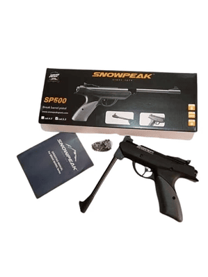 PISTOLA LUGER SNOWPEAK SP500 - RESORTE  CAL. 5.5 MM + POSTON