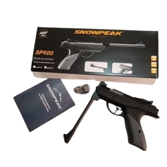 PISTOLA LUGER SNOWPEAK SP500 - RESORTE  CAL. 5.5 MM + POSTON 2