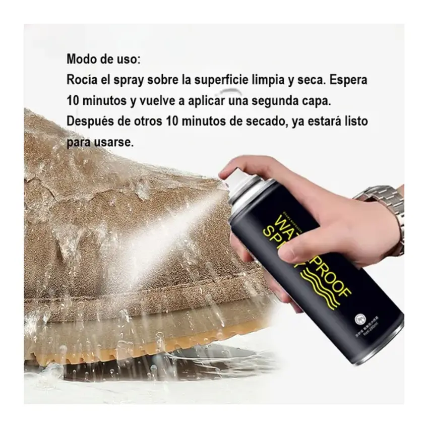 spray Impermeabilizante para Zapatillas y Superficies 7