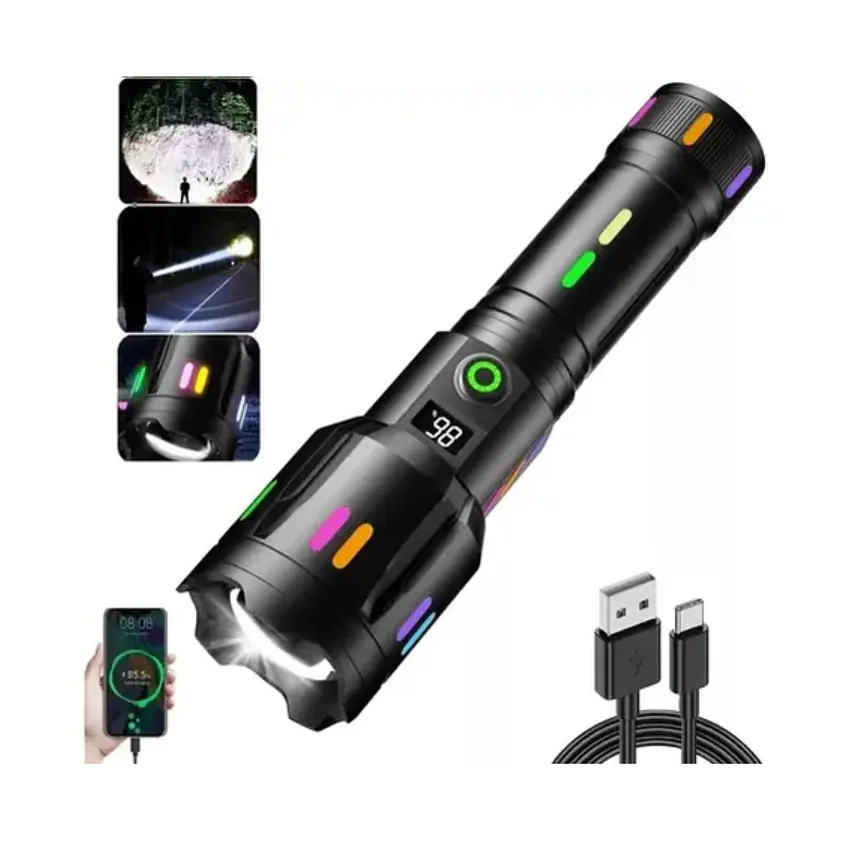 Linterna COBA  CB-W514 Lúmenes Altos Con Pantalla Potencia 6