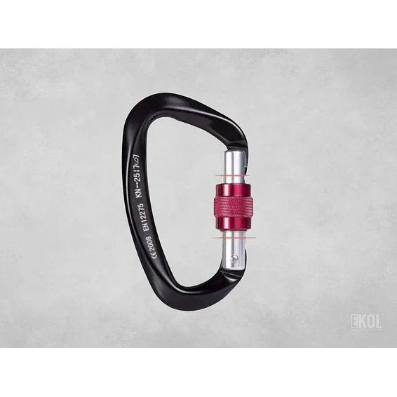 Mosquetón Climbing Resistente Profesional 25 Kn Multiuso 1