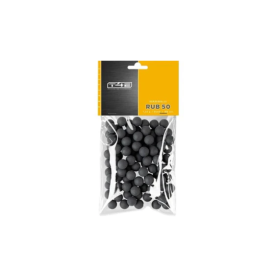 Balines de practica RUB 50 Rubberballs .50 BLK 1,23 g 100 pcs 1