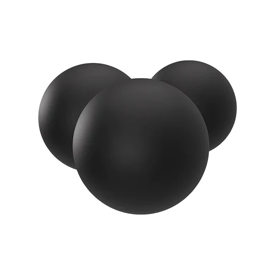 Balines de practica RUB 50 Rubberballs .50 BLK 1,23 g 100 pcs 3