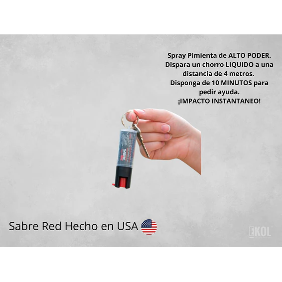 Gas Spray Pimienta 14ml Sabre Red Hecho en USA 5