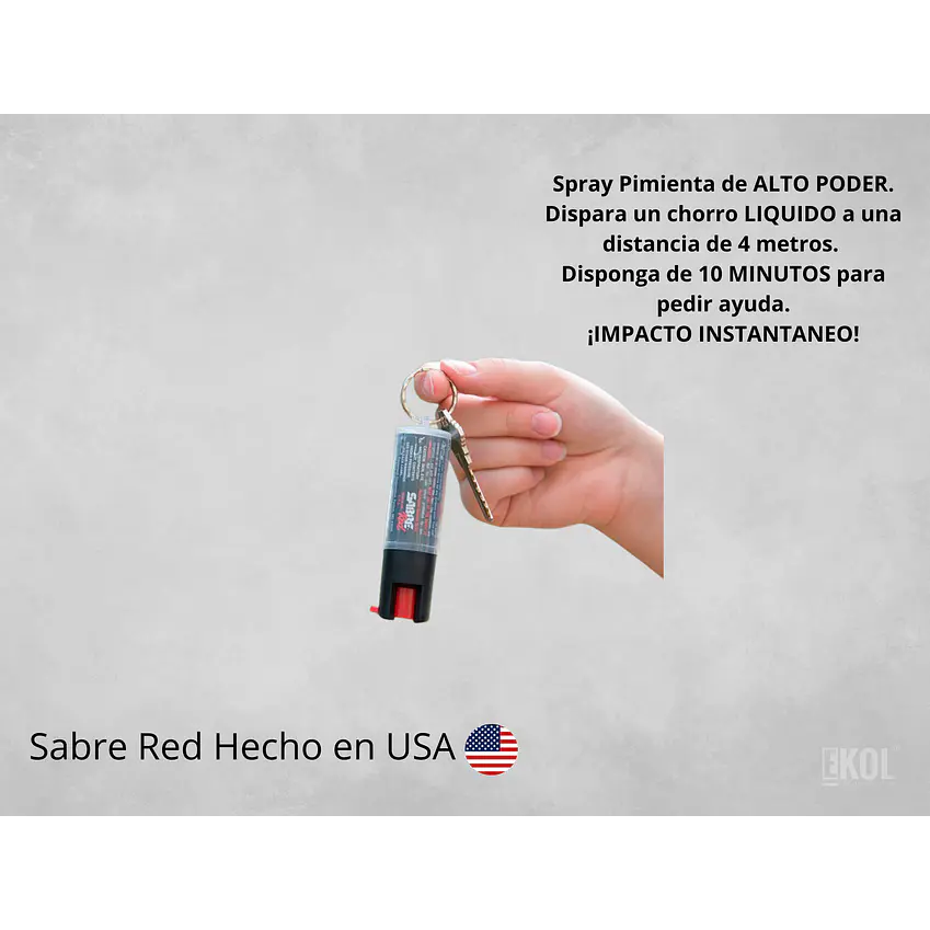 Gas Spray Pimienta 14ml Sabre Red Hecho en USA 5