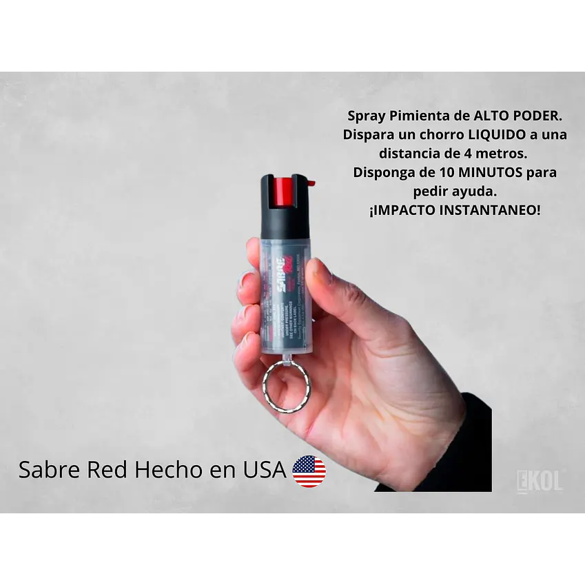 Gas Spray Pimienta 14ml Sabre Red Hecho en USA 4