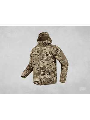 Chaqueta Softshell Tactica Militar Capucha - Impermeable
