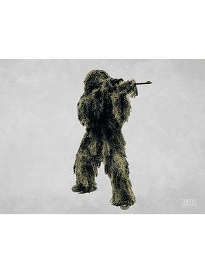 Traje Completo Ghillie Camuflaje Airsoft Outdoor Zona Sur