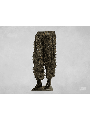 Traje Camuflaje Ghillie 3D Hojas Woodland Camuflaje Airsoft