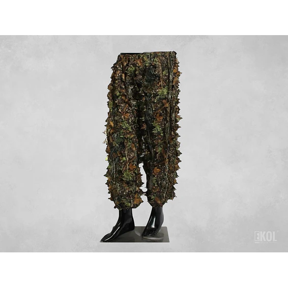 Traje Camuflaje Ghillie 3D Hojas Woodland Camuflaje Airsoft 3