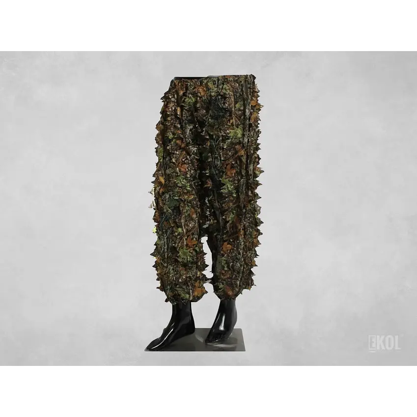Traje Camuflaje Ghillie 3D Hojas Woodland Camuflaje Airsoft 3