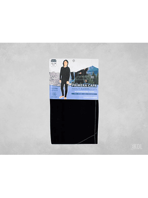 Calza Primera Capa Térmica Algodón Infantil Niños Juvenil