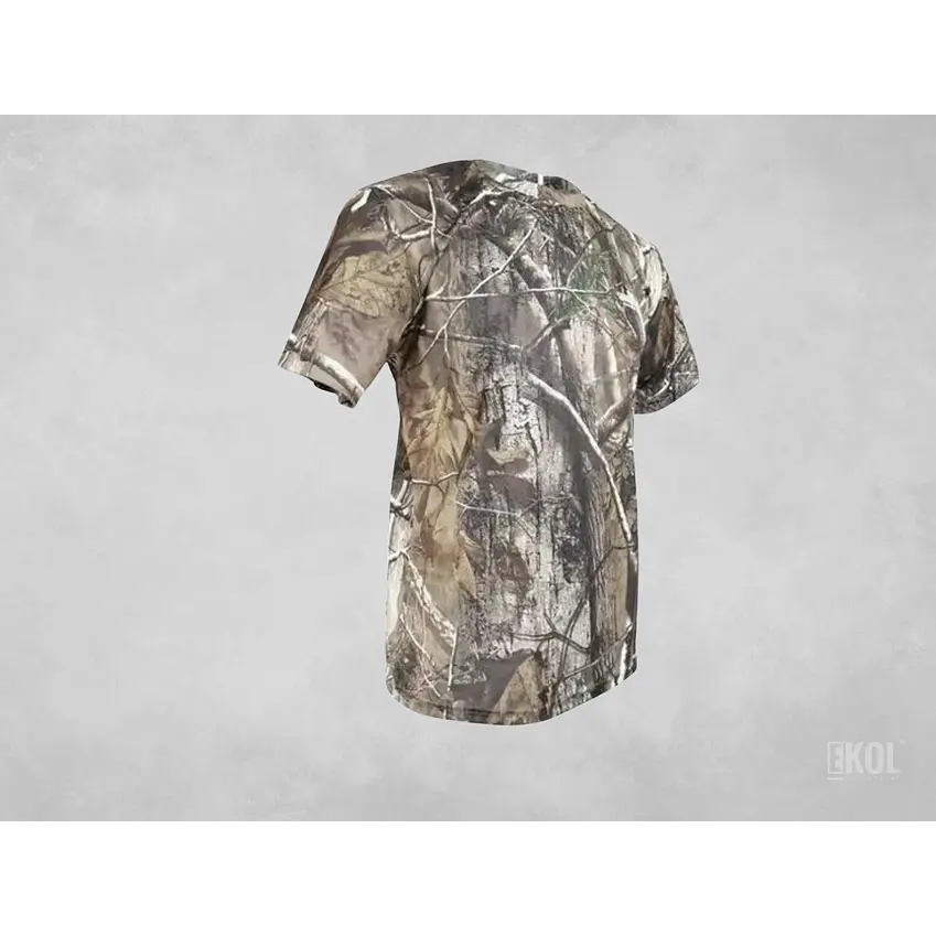 Polera Diseño Real Pesca Caza Camping Manga Corta 4