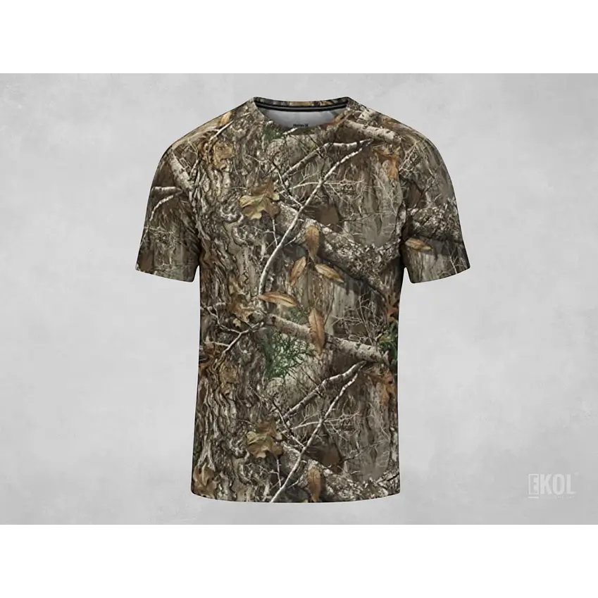 Polera Diseño Real Pesca Caza Camping Manga Corta 1