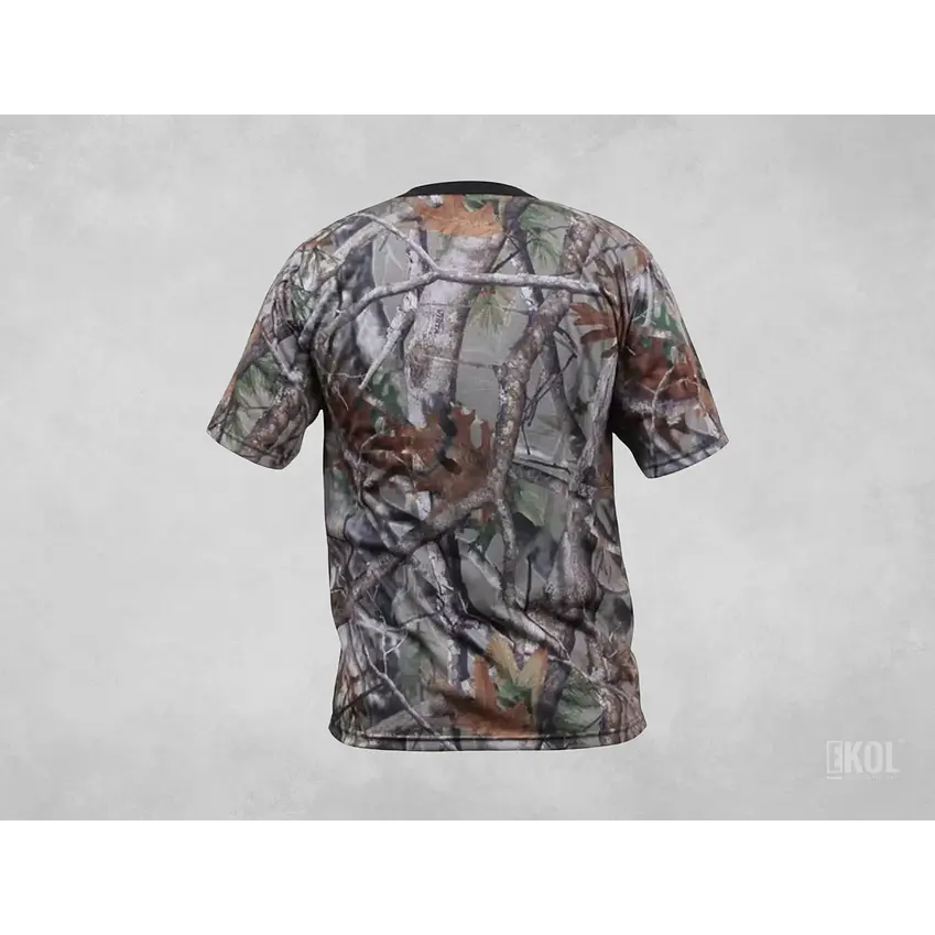 Polera Manga Corta Diseño Camuflaje Caza DryFit 2