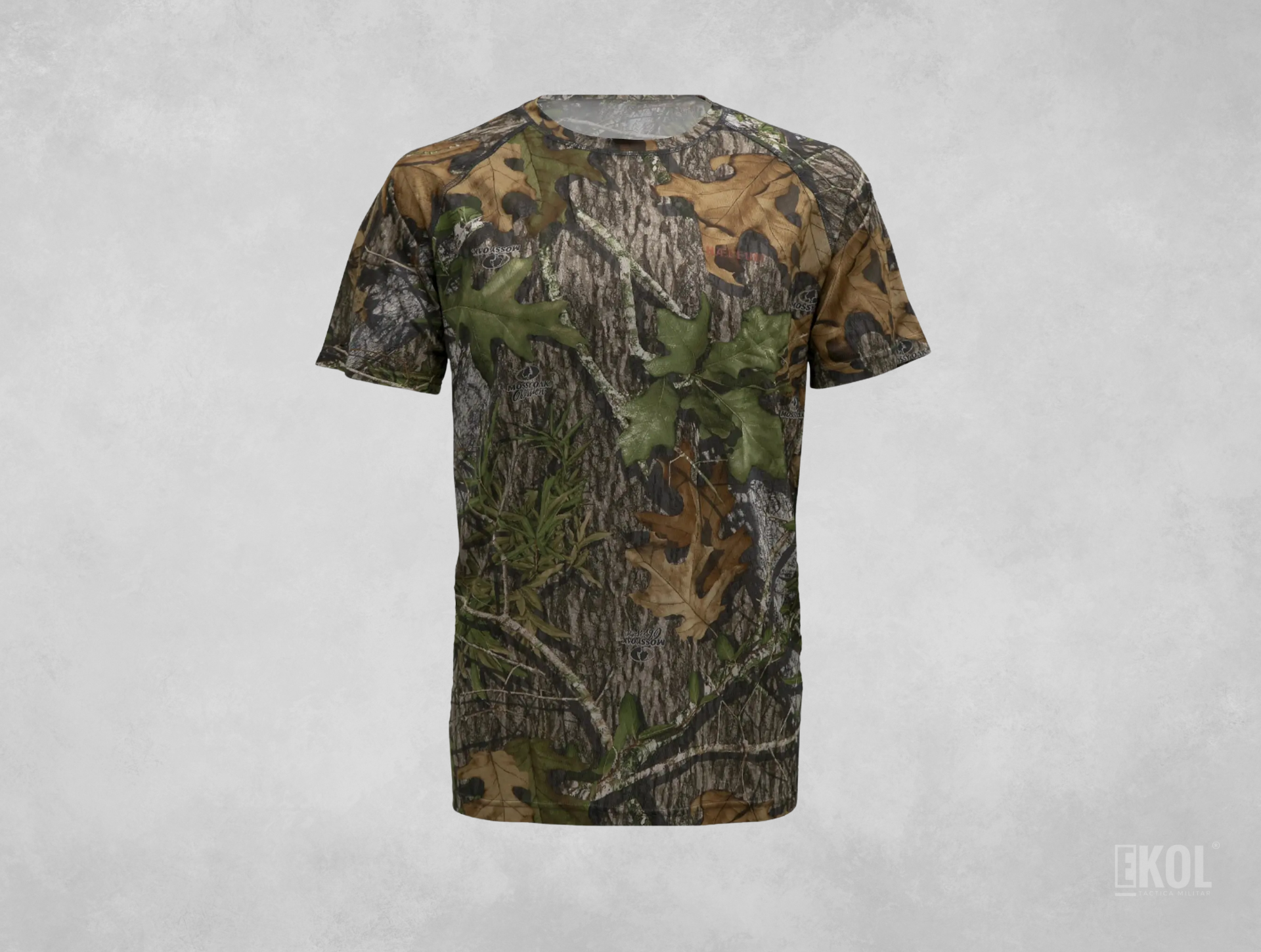 Polera Manga Corta Diseño Camuflaje Caza DryFit