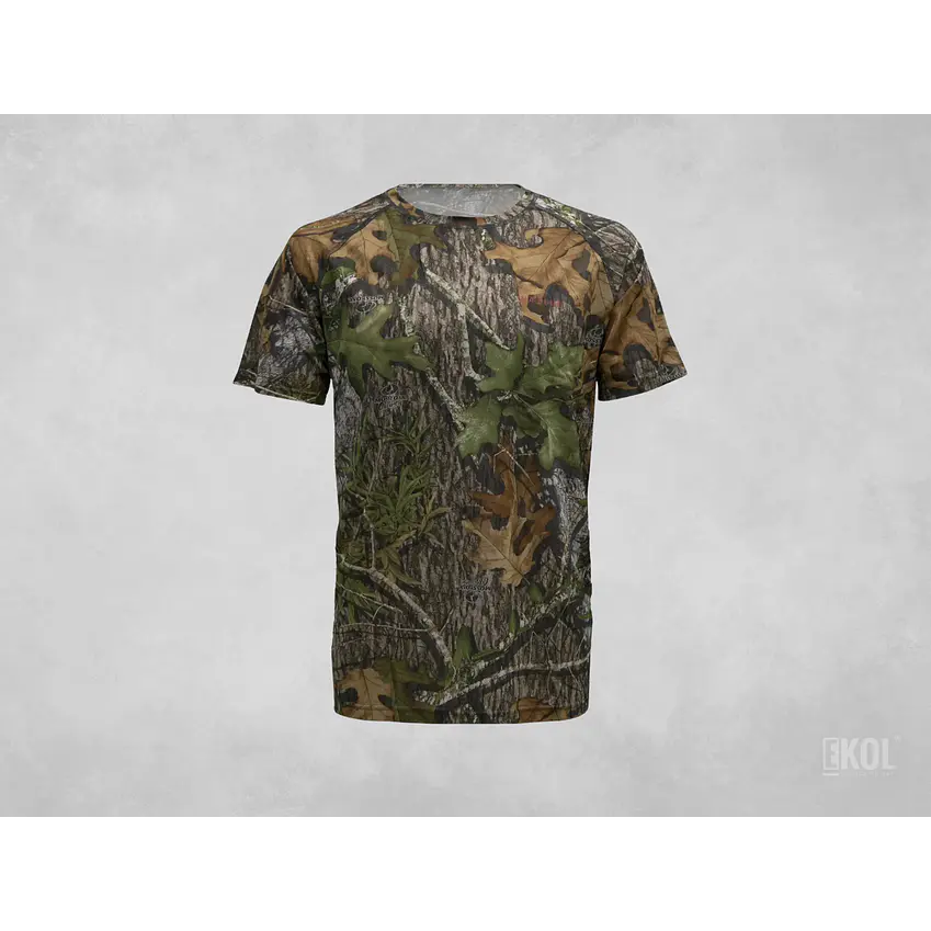 Polera Manga Corta Diseño Camuflaje Caza DryFit 1