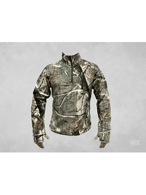 Poleron Cierre - Polar Caza Camping Outdoor