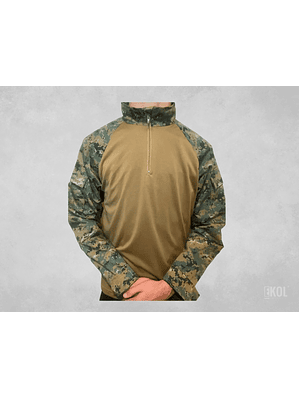 POLERA COMBATE ZONA SUR MILITAR REGLAMENTARIA NACIONAL