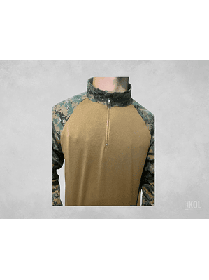 POLERA COMBATE ZONA SUR MILITAR REGLAMENTARIA NACIONAL