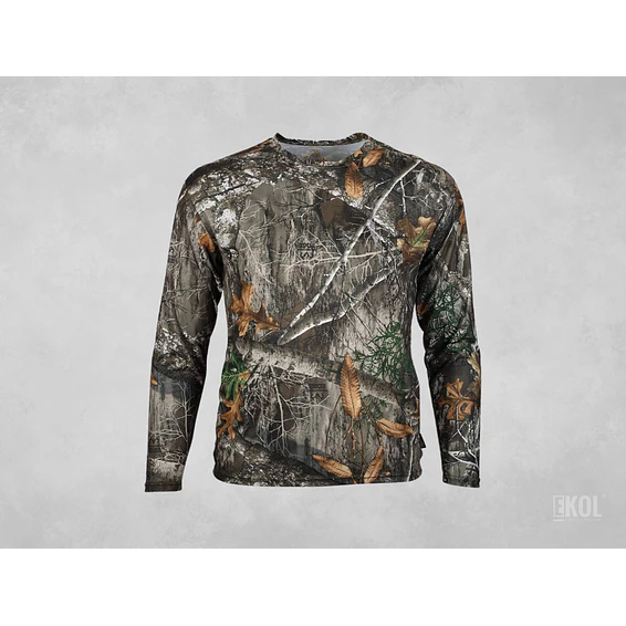 POLERA CAZA CAMUFLAJE MANGA LARGA ALGODON 3
