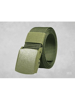 Cinturón Nailon Lona Hebilla Plástico Para Hombre