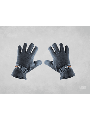 Guantes Forro Polar Ajustable Sport World Blue Estilo Basico