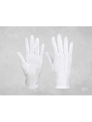 Guantes Blancos Formal Algodón Guardia Honor 