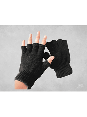 Guante Mitones Lana Térmico Clima Frío Gloves  Sin Dedos
