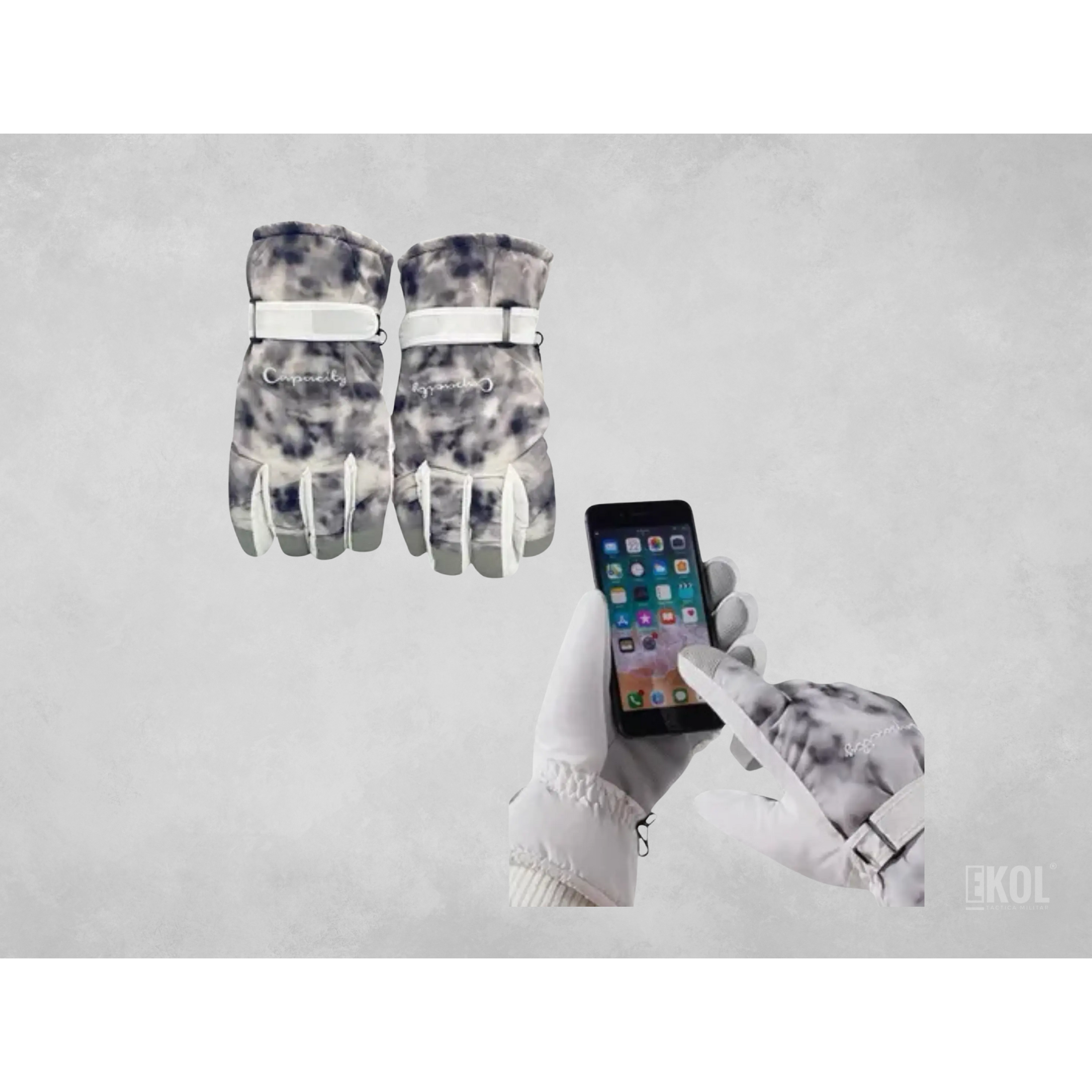 Guantes De Invierno Esquí Montañismo Para La Nieve. 4