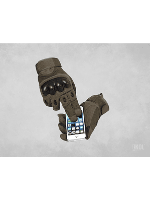 Guante Táctico Moto Outdoor Coyuntura Rígida Goma 