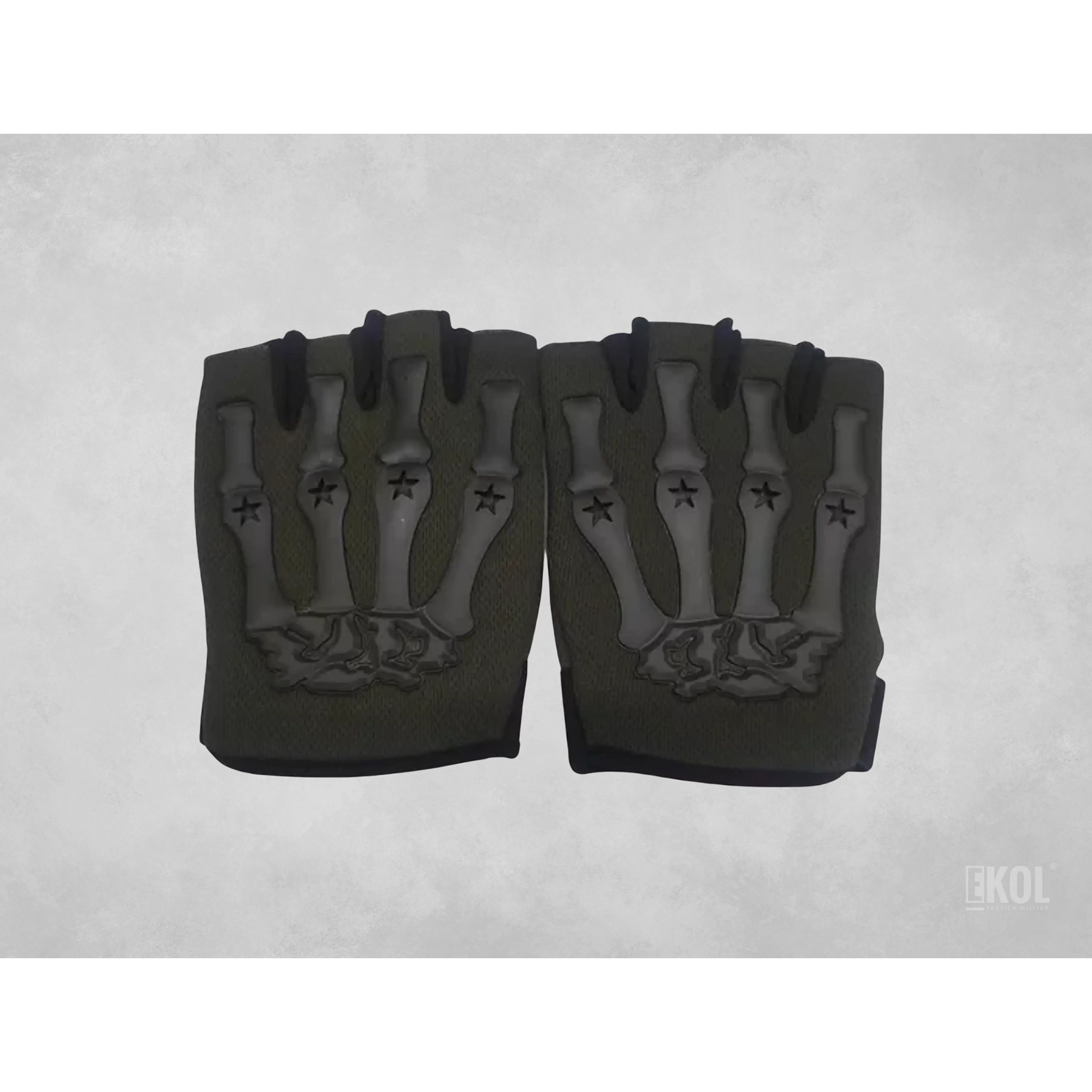 Guantes Tacticos Antideslizante Militar Dedo Corto Outdoor 4