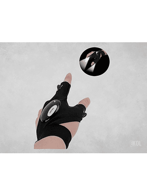 Guante Linterna Led - Bici Caza Pesca 